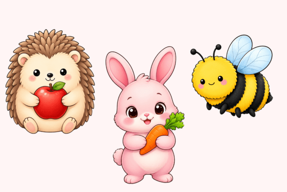 Download Adorable Kawaii Forest Friends - Premium Bundle