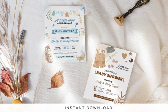 Download Boho Baby Shower Invitation Template - Invitation template Collection