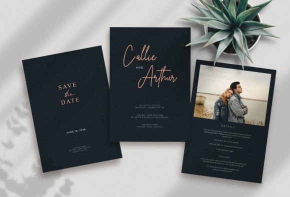 Download Elegant Wedding Invitation Template - Invitation template Collection