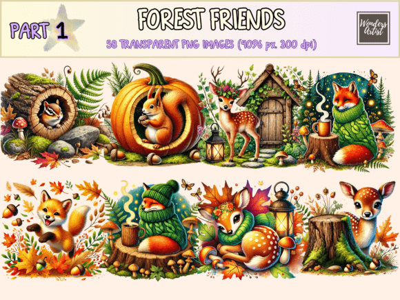 Download Forest Friends Clipart - Forest friends Collection