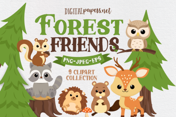Download Forest Friends Clipart Set - Premium Resources